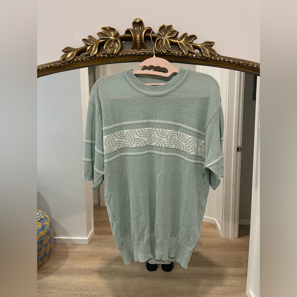 Golf Classic Sweater Mint short sleeves